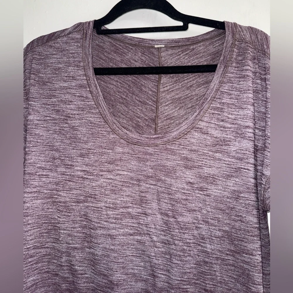 Lululemon Meant To Move Long Sleeve Heathered Foxglove size 6